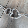 Heart carabiner necklace - silver, gold