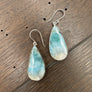 Endless Summer Larimar one of a kind, bezel set - sterling silver
