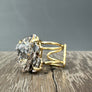Pyrite Ring - Gold Tone