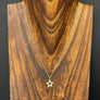 Pavé star necklace - gold vermeil