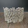 Superbloom adjustable large cuff bracelet - gold, silver