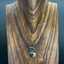 Apache gold heart necklace - gunmetal - Renee Piatt Collection