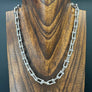 Beaded Link Hard Wear Necklace - stainless steel - Renee Piatt Collection