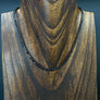 Black CZ Tennis Necklace - sterling silver - Renee Piatt Collection