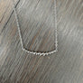 Dainty bubble bar Necklace - sterling silver, gold vermeil - Renee Piatt Collection
