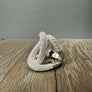 Double C bubble letter statement Ring - sterling silver - Renee Piatt Collection