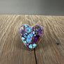 Gemstone Heart Ring - sterling silver - Renee Piatt Collection