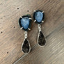 Geode Stud With Druzy Dangle - Renee Piatt Collection