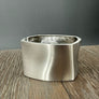 Hammered Metal Bangle Bracelet - silver, gold, rose gold - Renee Piatt Collection