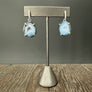 Geode Dangle earring - Silver