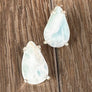 Larimar Stud Earring - silver - Renee Piatt Collection