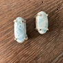 Larimar Stud Earring - silver - Renee Piatt Collection
