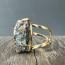 Pyrite Ring - Gold Tone - Renee Piatt Collection