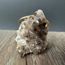 Smoky quartz cuff - gold tone - Renee Piatt Collection