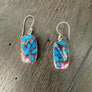 Turquoise composite Gemstone Earrings - sterling silver - Renee Piatt Collection