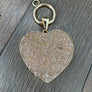 XL Druzy heart "Wrap and Toggle" necklace - gold - Renee Piatt Collection