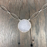 Druzy Full Moon necklace