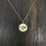 Bee coin layering necklace - gold vermeil