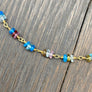 Multi-gemstone layering necklace - gold vermeil