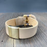 Vegan leather "belt" bracelet