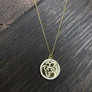 Symbols amulet coin layering necklace