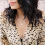 The Women Who Rock™ pavé cz lightning bolt necklace -silver, gold, gunmetal, rose gold - no coupon codes please