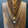 Bee necklace - sterling silver, gold vermeil - Renee Piatt Collection