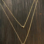 Crescent moon and star layered necklace - Renee Piatt Collection