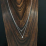 Crescent moon and star layered necklace - Renee Piatt Collection
