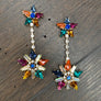 Double Star earring - gold and silver - Renee Piatt Collection