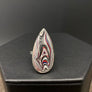 Fordite "detroit Agate" rings - sterling silver - Renee Piatt Collection