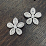 Forget - Me - Not stud earrings - sterling, gold, rose gold - Renee Piatt Collection