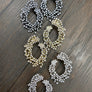Galaxy bezel cz wrap earrings - sterling - Renee Piatt Collection