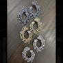 Galaxy bezel cz wrap earrings - sterling - Renee Piatt Collection