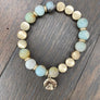 Gemstone single bracelet - gold - Renee Piatt Collection