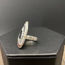 Fordite "detroit Agate" rings - sterling silver
