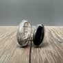 Onyx + Rutilated Quartz ring - sterling silver