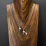 The Women Who Rock™ pavé cz lightning bolt necklace -silver, gold, gunmetal, rose gold - no coupon codes please