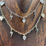 The Women Who Rock™ "Wild at Heart" charm necklace - sterling silver, gold vermeil no coupon codes please