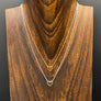 The Women Who Rock™ pavé cz “Open Your Heart” necklace -silver, gold - NO COUPON CODES PLEASE