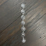 Ethereal “Earth and Sky” 7 chakra lariat necklace - sterling silver
