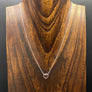 The Women Who Rock™ pavé cz “Open Your Heart” necklace -silver, gold - NO COUPON CODES PLEASE