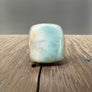 Larimar "whitecap" ring - sterling silver