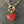 Reversible pavé puffed heart“Wrap and Toggle” necklace - silver, gold