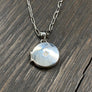 My Northern Star coin locket - sterling silver, gold vermeil - Renee Piatt Collection