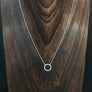 Pavé cz circle layering necklace - Renee Piatt Collection
