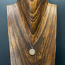 Radiant eye coin pendant necklace - gold vermeil - Renee Piatt Collection