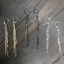 Rocker chic metal fringe earring - various metals - Renee Piatt Collection