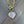 Gemstone heart "wrap and toggle" necklace - Gold