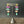 Colorful resin and faux pearl “mobile” statement earrings - gold